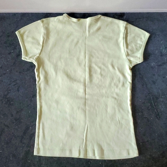 Y2K Jimmy Buffett's Margaritaville Fitted Tee Shirt, Vintage Lime Green Small S - Picture 5 of 6